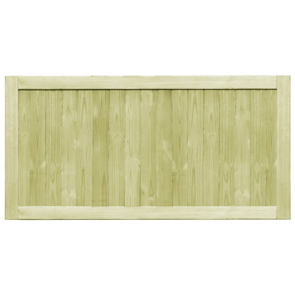 Produktbild för Trädgårdsgrindar 2 st impregnerad furu 300x75 cm