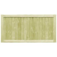Produktbild för Trädgårdsgrindar 2 st impregnerad furu 300x75 cm