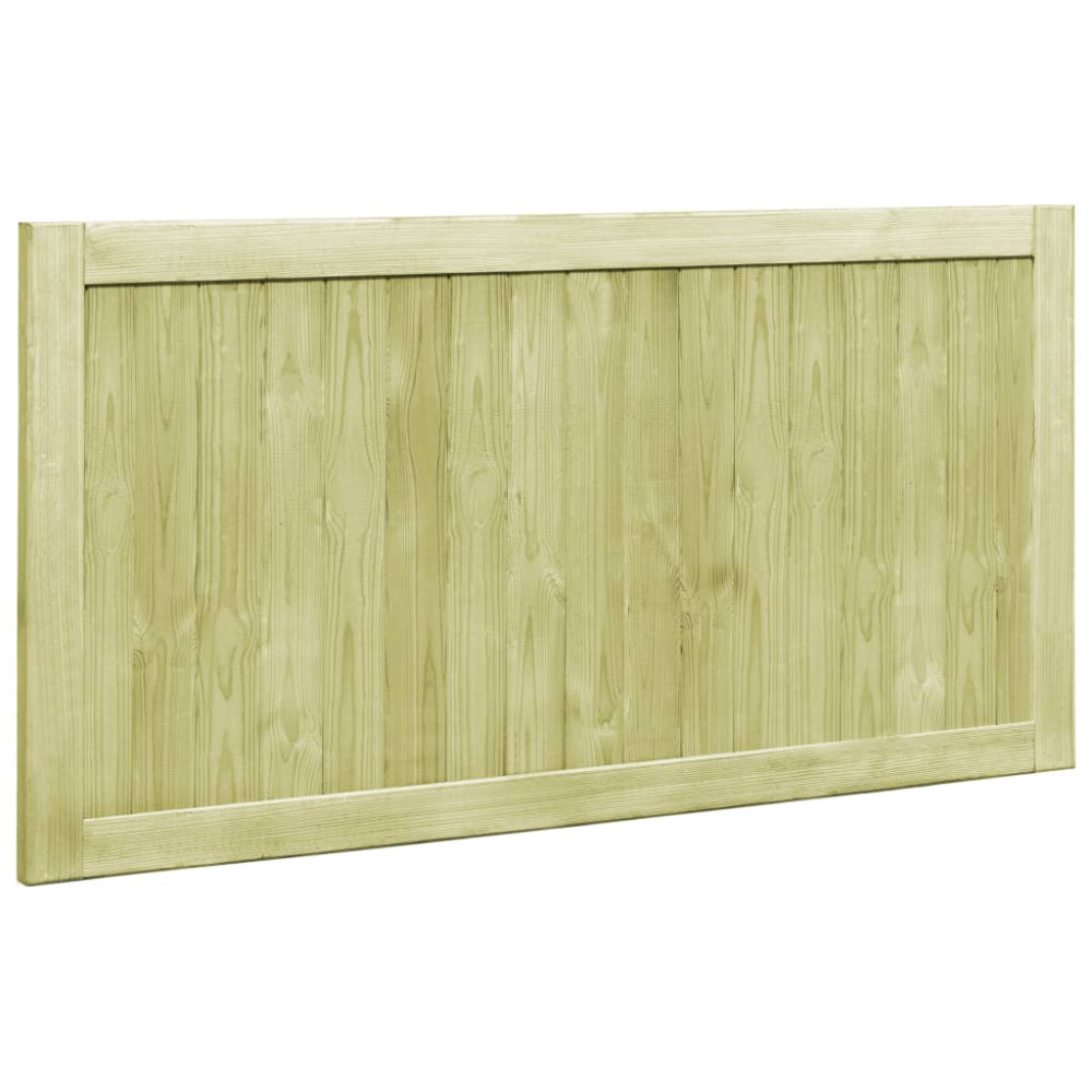 Produktbild för Trädgårdsgrindar 2 st impregnerad furu 300x75 cm
