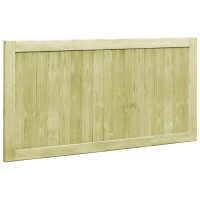 Produktbild för Trädgårdsgrindar 2 st impregnerad furu 300x75 cm