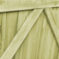 Produktbild för Trädgårdsgrindar 2 st impregnerad furu 300x75 cm