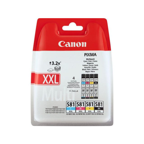 CANON Bläckpatron CANON CLI-581XXL bkcmy4/fp