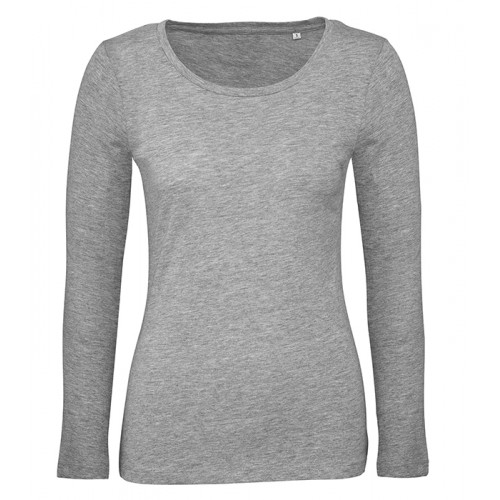 B and C Collection B&C Inspire LSL T women Sport Grey