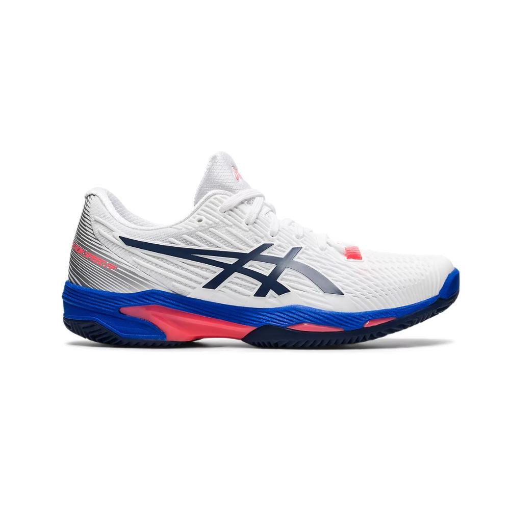 Produktbild för ASICS Solution Speed FF Wh/Bl Clay/Padel Women (Skadad yttre förpackning)