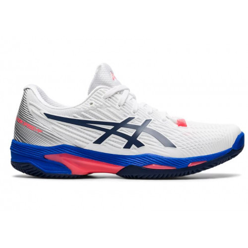 Acqua Limone ASICS Solution Speed FF Wh/Bl Clay/Padel Women (Skadad yttre förpackning)