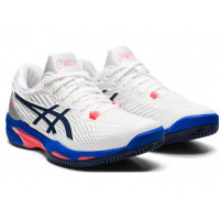 Produktbild för ASICS Solution Speed FF Wh/Bl Clay/Padel Women (Skadad yttre förpackning)