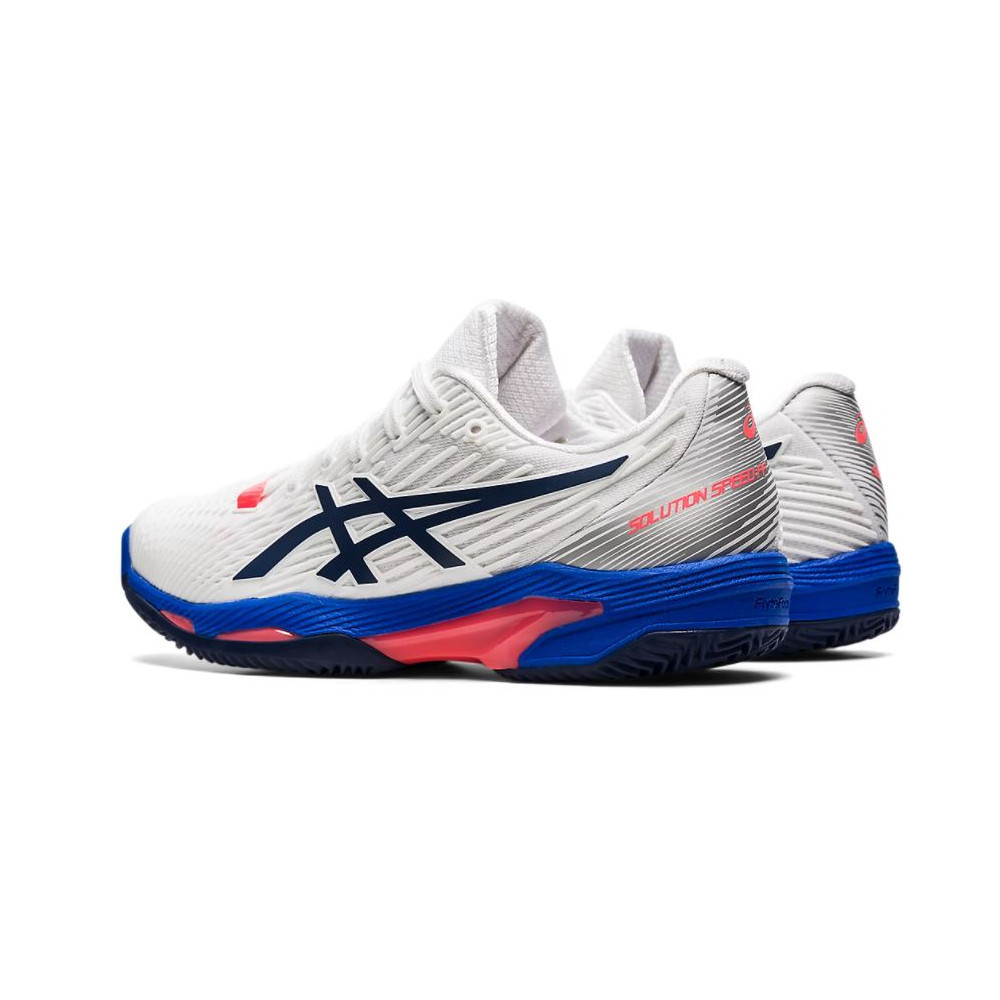 Produktbild för ASICS Solution Speed FF Wh/Bl Clay/Padel Women (Skadad yttre förpackning)