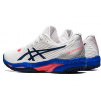 Produktbild för ASICS Solution Speed FF Wh/Bl Clay/Padel Women (Skadad yttre förpackning)