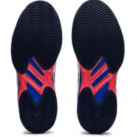 Produktbild för ASICS Solution Speed FF Wh/Bl Clay/Padel Women (Skadad yttre förpackning)