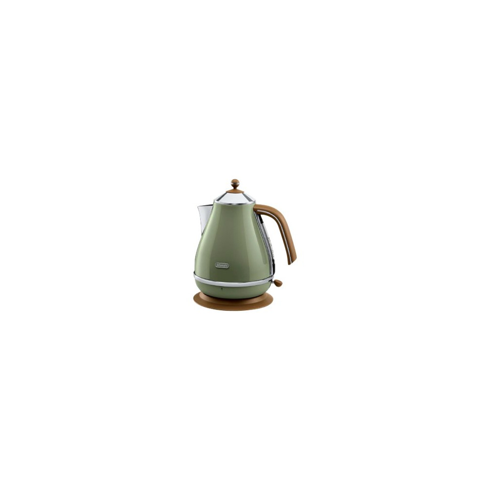 Produktbild för De'Longhi Icona Vintage KBOV 2001.GR - vattenkokare - oliv