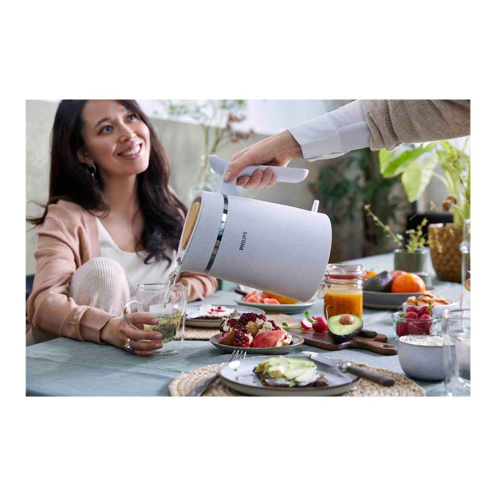 Produktbild för Philips 5000 Series HD9365 Eco Conscious Edition - vattenkokare - matt silkesvit