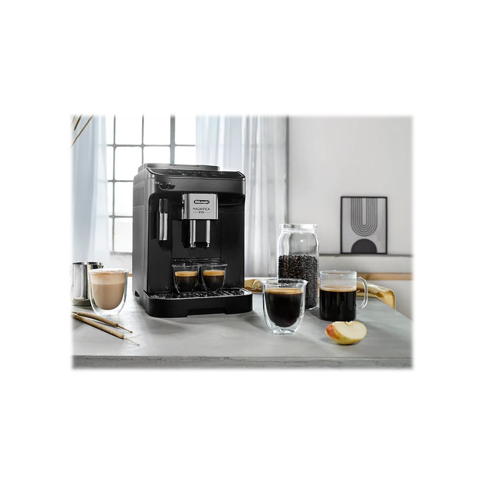 Produktbild för De'Longhi Magnifica Evo ECAM290.21.B - automatisk kaffekokare med mjölkskummare - 15 bar - svart