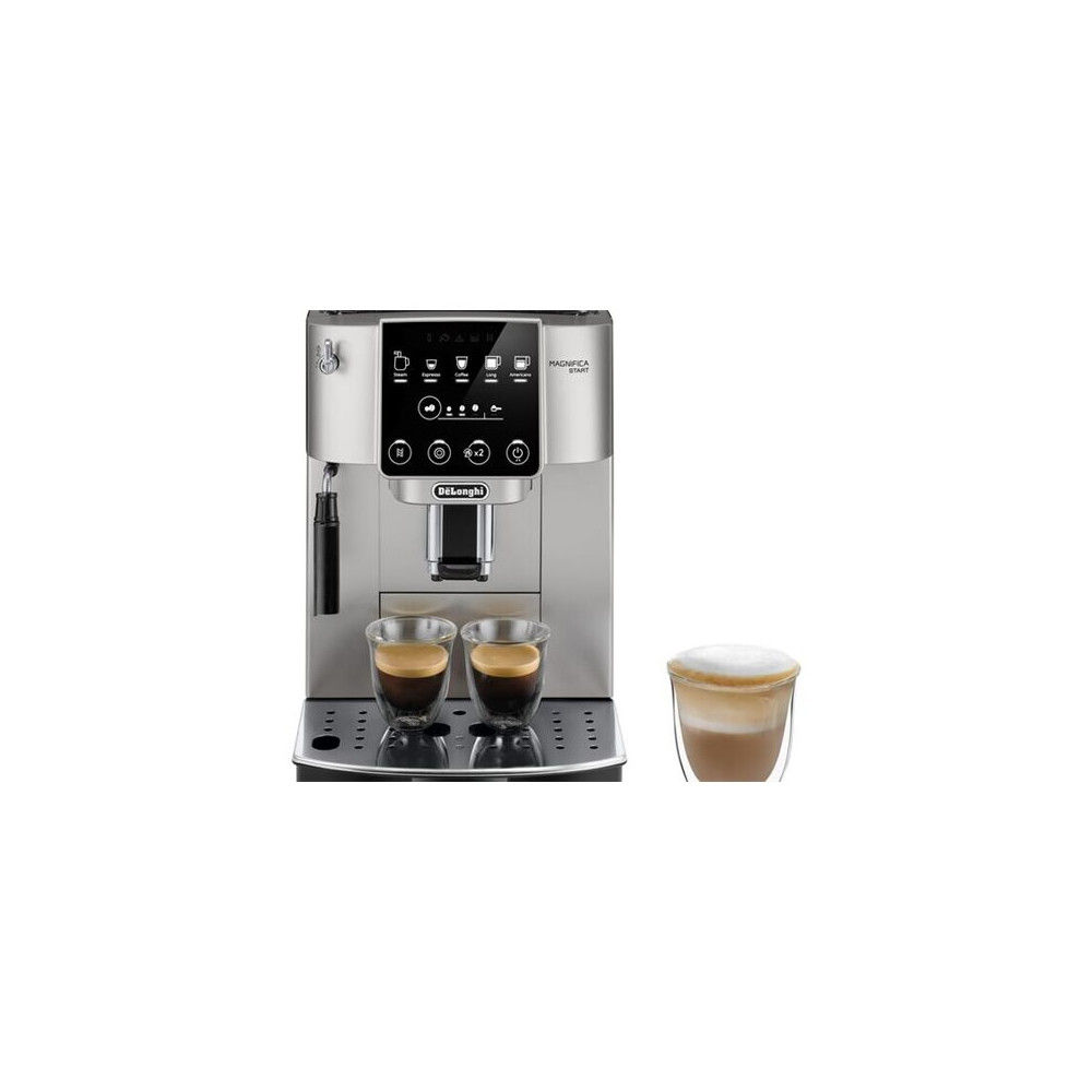 Produktbild för De'Longhi Magnifica Start ECAM220.30.SB - automatisk kaffekokare med mjölkskummare - 15 bar - svart silver