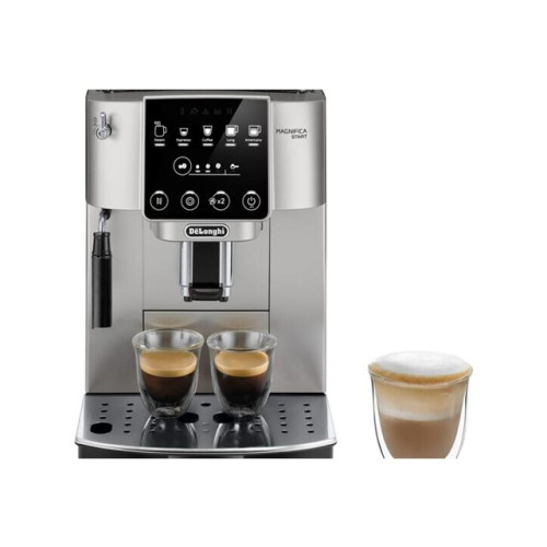 Delonghi De'Longhi Magnifica Start ECAM220.30.SB - automatisk kaffekokare med mjölkskummare - 15 bar - svart silver