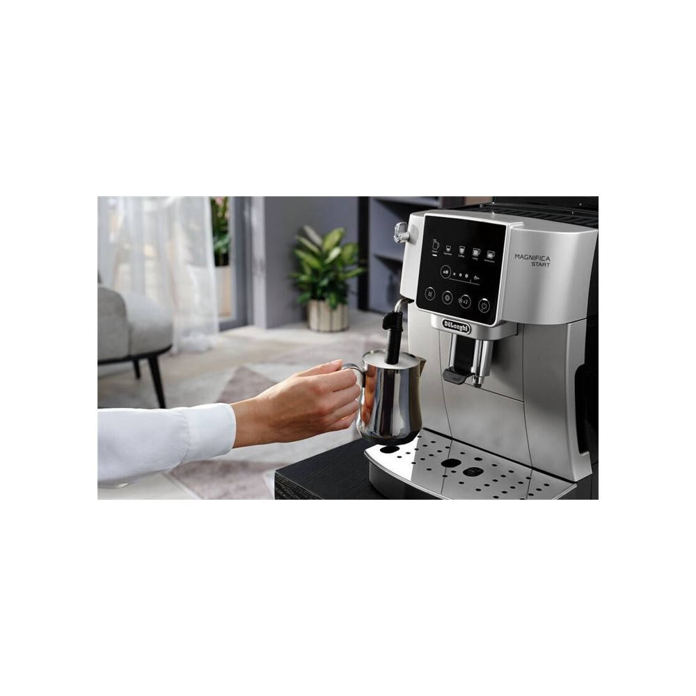 Produktbild för De'Longhi Magnifica Start ECAM220.30.SB - automatisk kaffekokare med mjölkskummare - 15 bar - svart silver