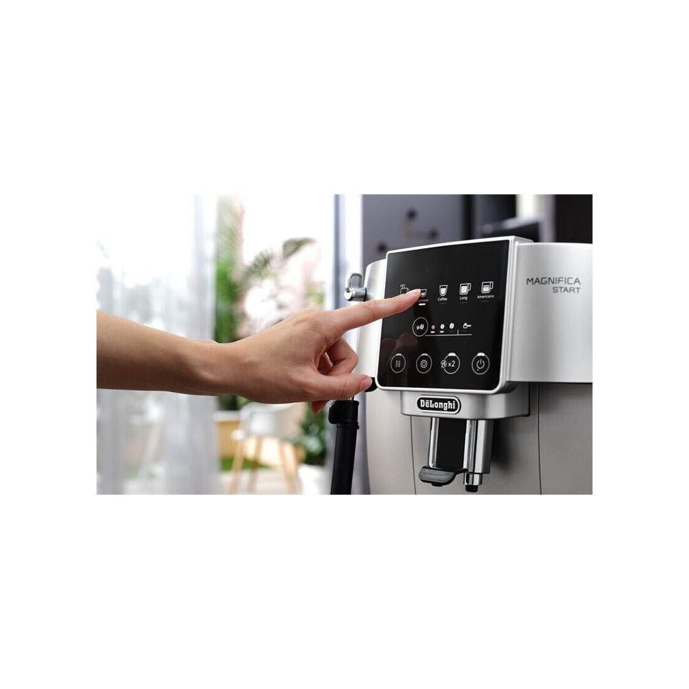Produktbild för De'Longhi Magnifica Start ECAM220.30.SB - automatisk kaffekokare med mjölkskummare - 15 bar - svart silver
