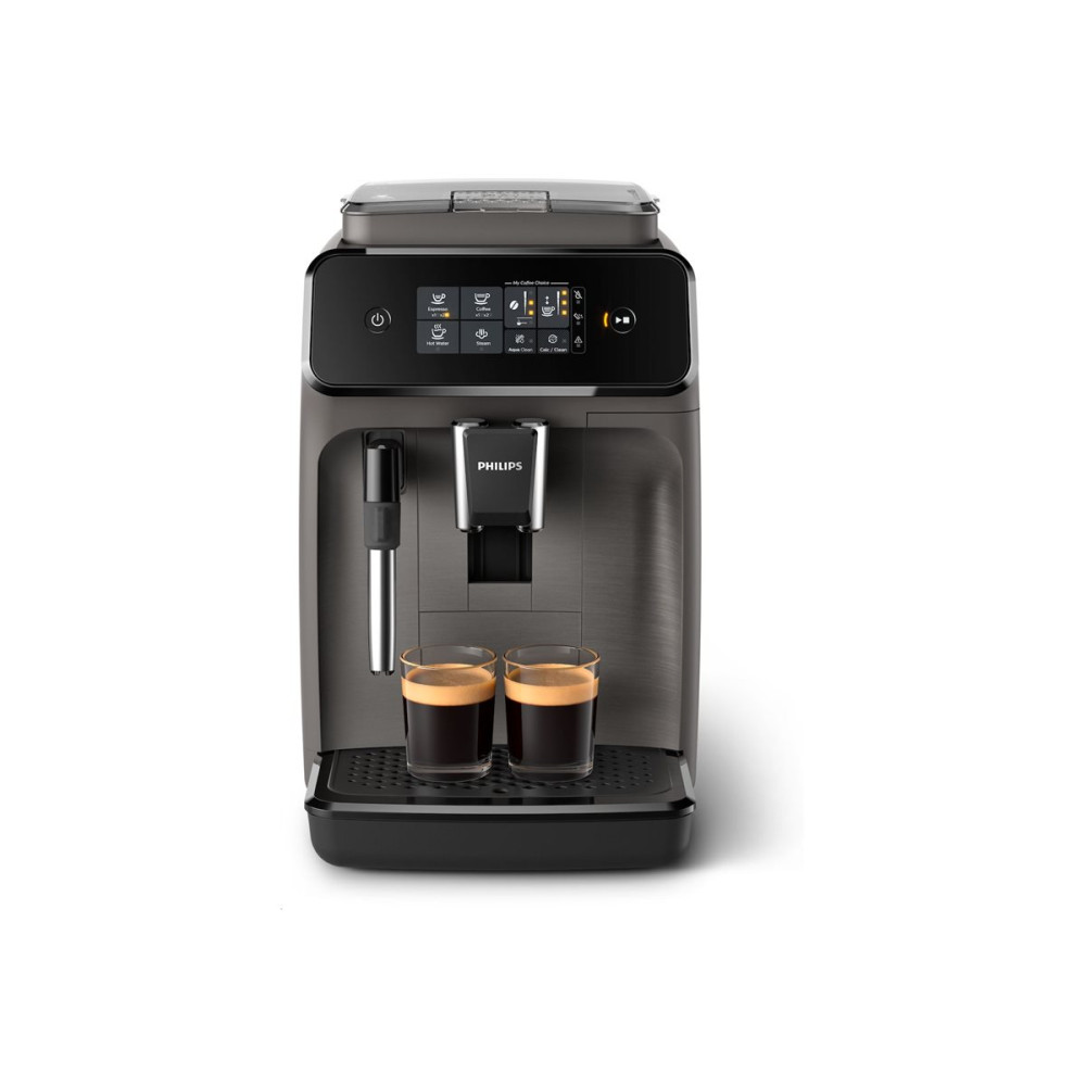 Produktbild för Philips Series 1200 EP1224 - automatisk kaffekokare med mjölkskummare - 15 bar - kashmirgrå