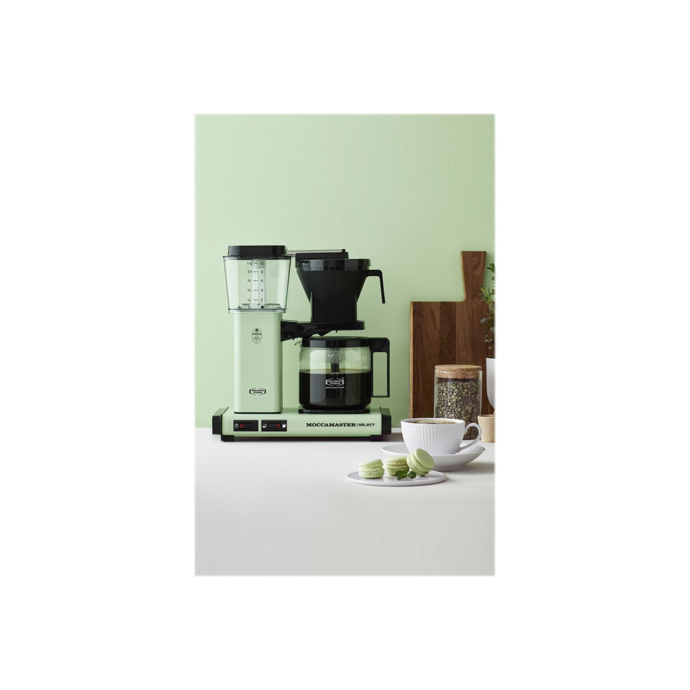 Produktbild för Moccamaster KBG Select - kaffemaskin - pastellgrön