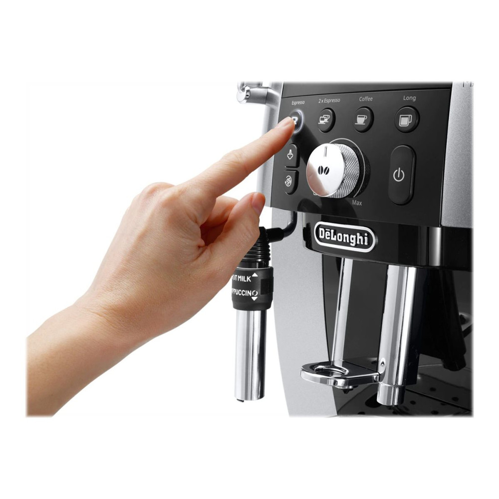 Produktbild för De'Longhi Magnifica S Smart ECAM250.23.SB - automatisk kaffekokare med mjölkskummare - 15 bar - silver/svart