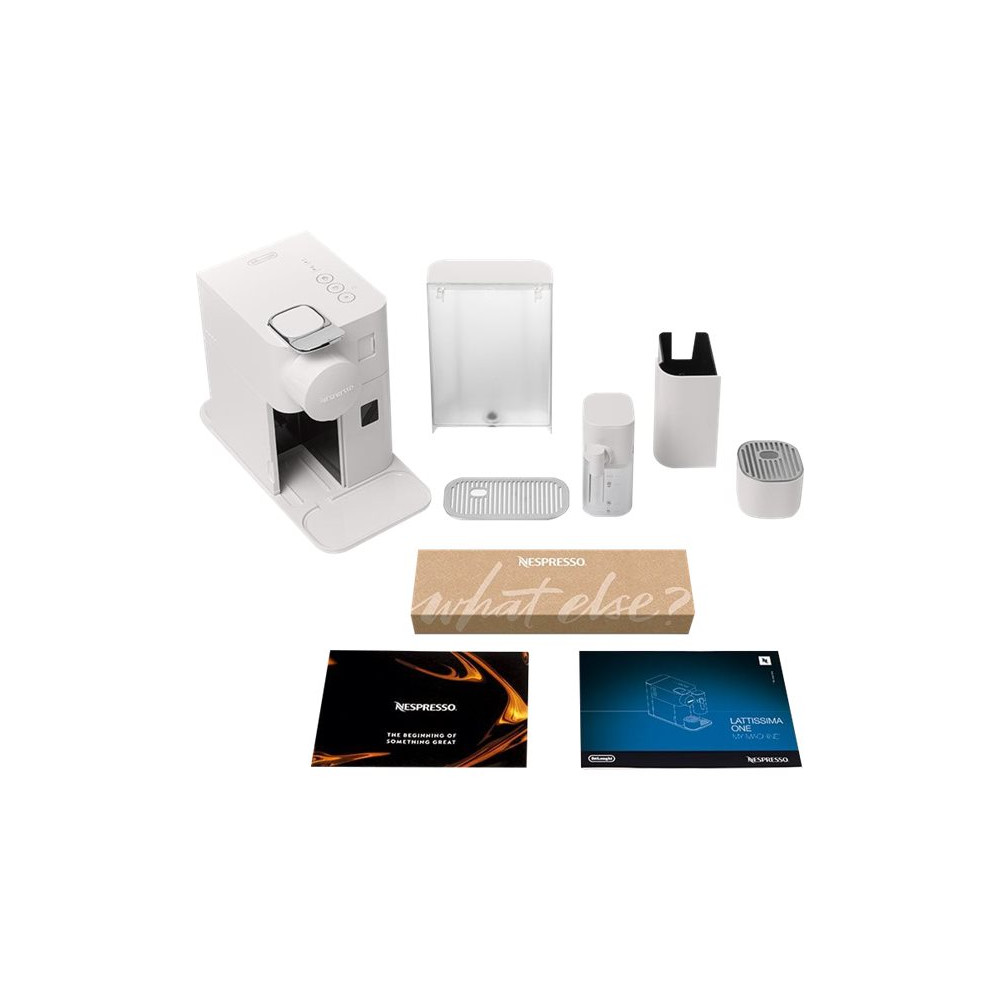 Produktbild för De'Longhi Nespresso Lattissima One EN510.W - kaffemaskin med mjölkskummare - 19 bar - vit
