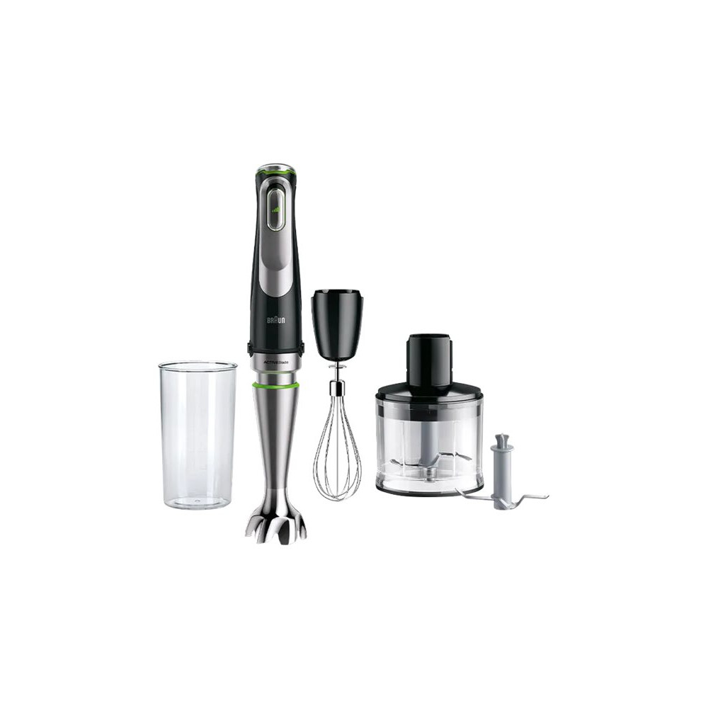 Produktbild för Braun Multiquick 9 MQ 9135XI - handmixer - premiumsvart/borstat rostfritt stål