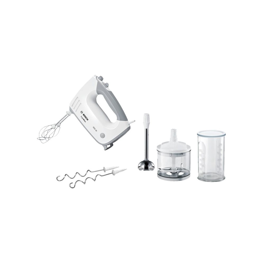 Produktbild för Bosch ErgoMixx MFQ36480 - handmixer - vit / grå