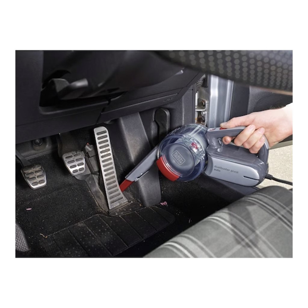 Produktbild för Black & Decker DustBuster Pivot Auto PV1200AV-XJ - dammsugare - handhållen - röd/grå