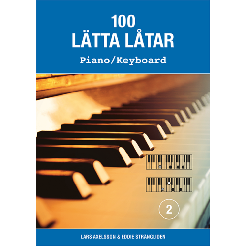 Notfabriken 100 lätta låtar piano/keyboard 2 (häftad)
