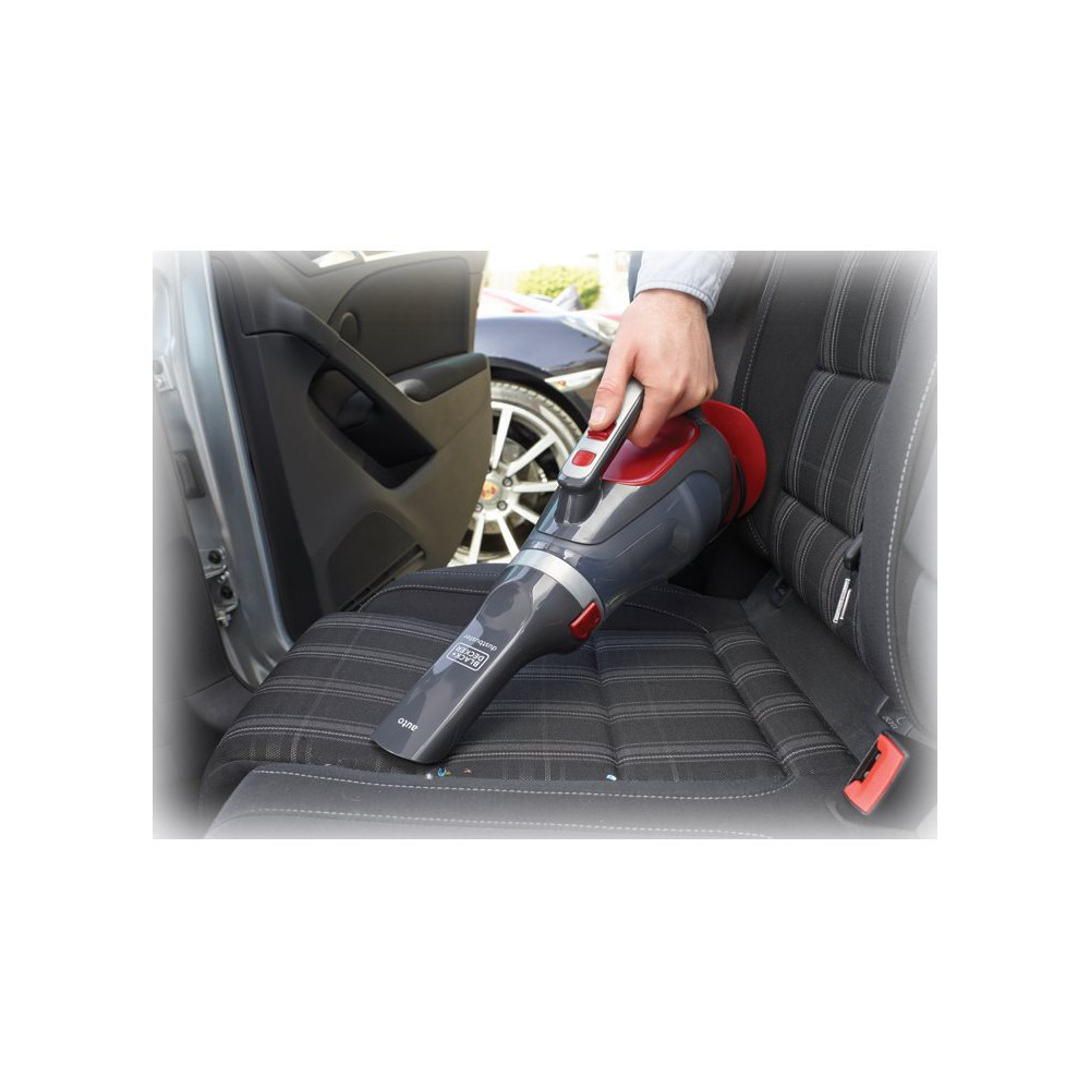Produktbild för Black & Decker DustBuster Auto ADV1200 - dammsugare - handhållen - röd/grå