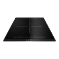 Produktbild för Bosch Serie | 6 PIB375FB1E induktionshäll - 30 cm - borstad aluminium/svart - keramik - med fasad fram- och bakkant, - med sidoprofiler