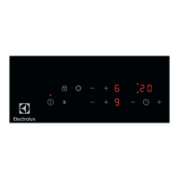 Produktbild för Electrolux Domino LHR3233CK keramisk häll - 29 cm - svart - keramik - ramlös