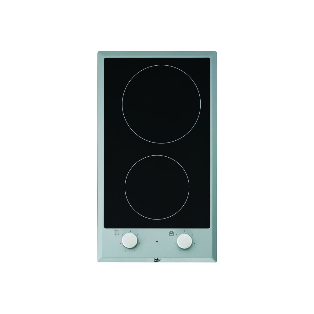 Produktbild för Beko HDCC 32200 X keramisk häll - 30 cm - svart - keramik - med kanter i rostfritt stål