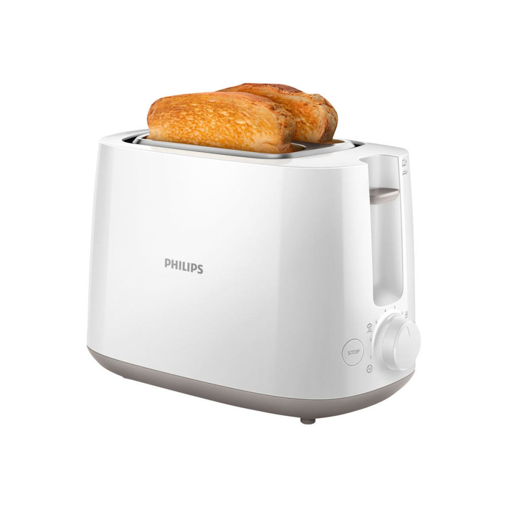 Produktbild för Philips Daily Collection HD2581 - brödrost - vit