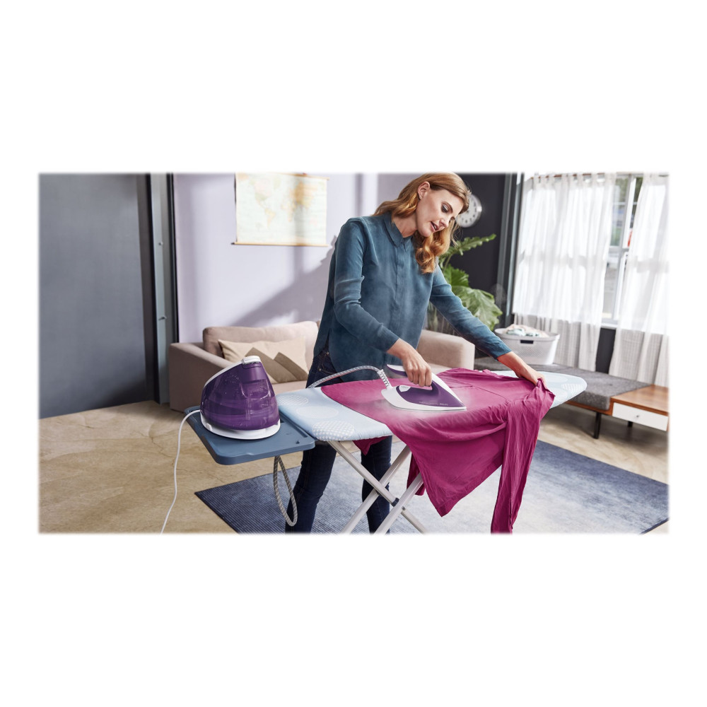 Produktbild för Philips PerfectCare Compact Plus GC7933 - strykjärn med separat ånggenerator - sula SteamGlide Plus