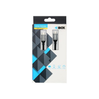 Produktbild för iBOX - USB typ C-kabel - USB-C till USB-C - 1 m