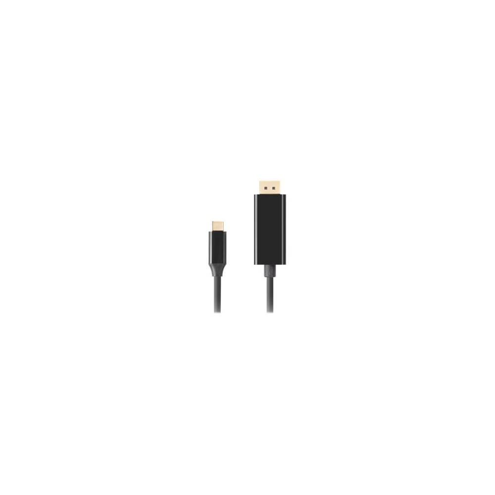 Produktbild för Lanberg - USB-/DisplayPort-adapter - USB-C till DisplayPort - 1 m