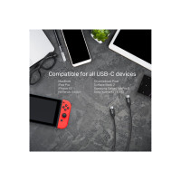 Produktbild för Unitek - USB typ C-kabel - USB-C till USB-C - 2 m