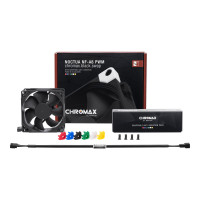 Produktbild för Noctua chromax NF-A8 PWM.black.swap - lådfläkt