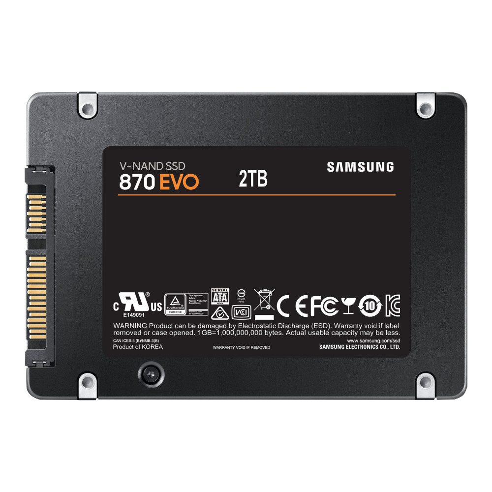 Produktbild för Samsung 870 EVO MZ-77E2T0B - SSD - 2 TB - SATA 6Gb/s