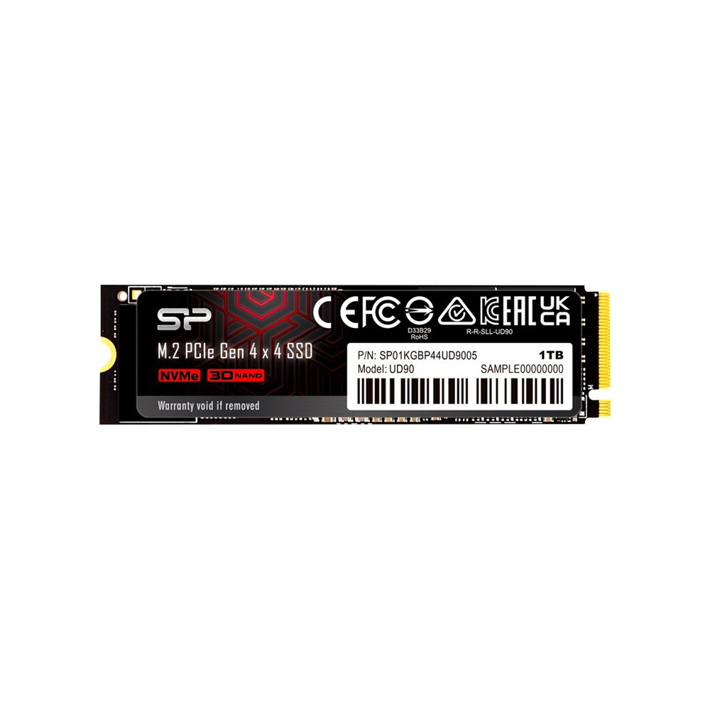 Produktbild för SILICON POWER UD90 - SSD - 1 TB - PCIe 4.0 x4 (NVMe)