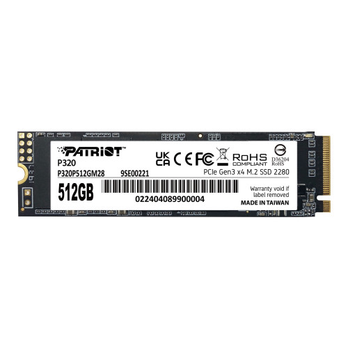 Patriot Memory Patriot P320 - SSD - 512 GB - PCIe 3.0 x4 (NVMe) - Ssd