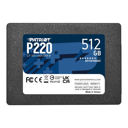 Patriot Memory Patriot P220 - SSD - 512 GB - SATA 3Gb/s