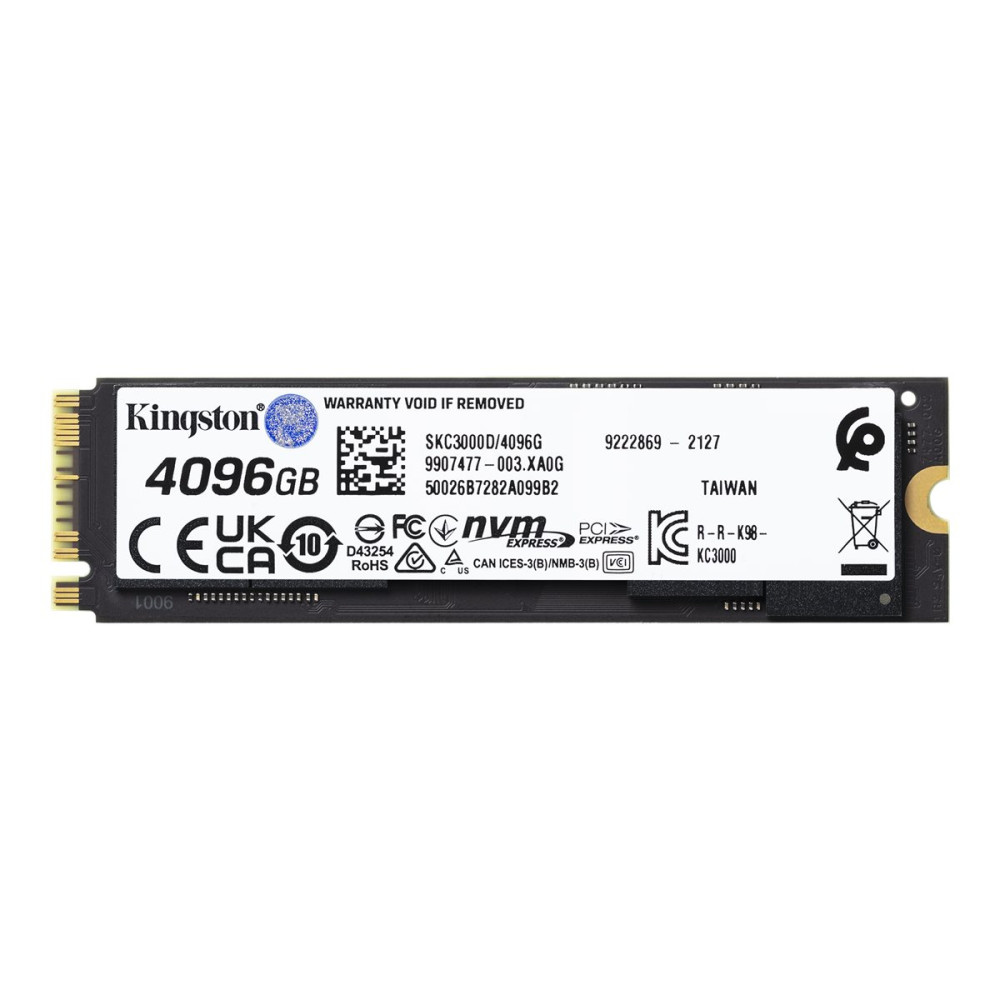 Produktbild för Kingston KC3000 - SSD - 4096 GB - PCIe 4.0 (NVMe)