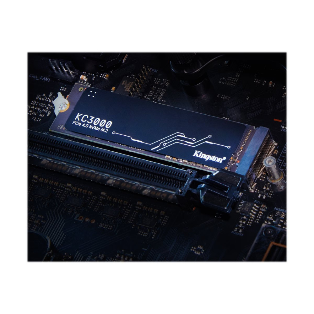 Produktbild för Kingston KC3000 - SSD - 4096 GB - PCIe 4.0 (NVMe)