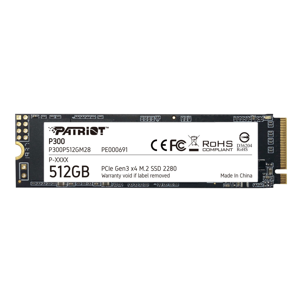 Produktbild för Patriot P300 - SSD - 512 GB - PCIe 3.0 x4 (NVMe)