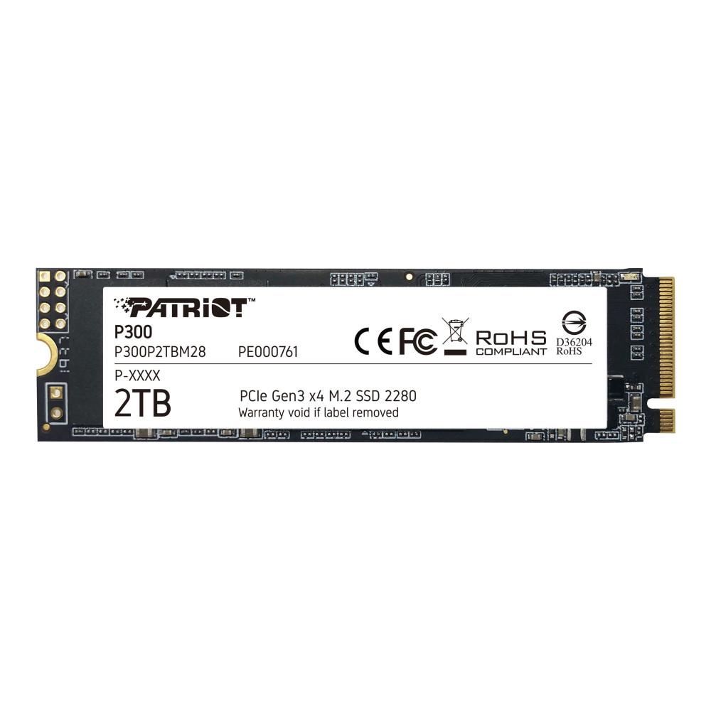 Produktbild för Patriot P300 - SSD - 2 TB - PCIe 3.0 x4 (NVMe)