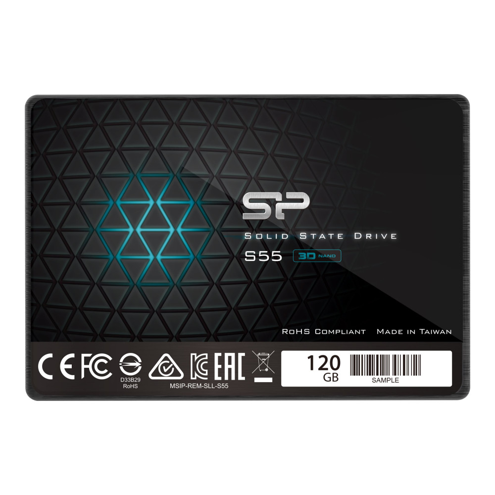 Produktbild för SILICON POWER Slim S55 - SSD - 120 GB - SATA 6Gb/s