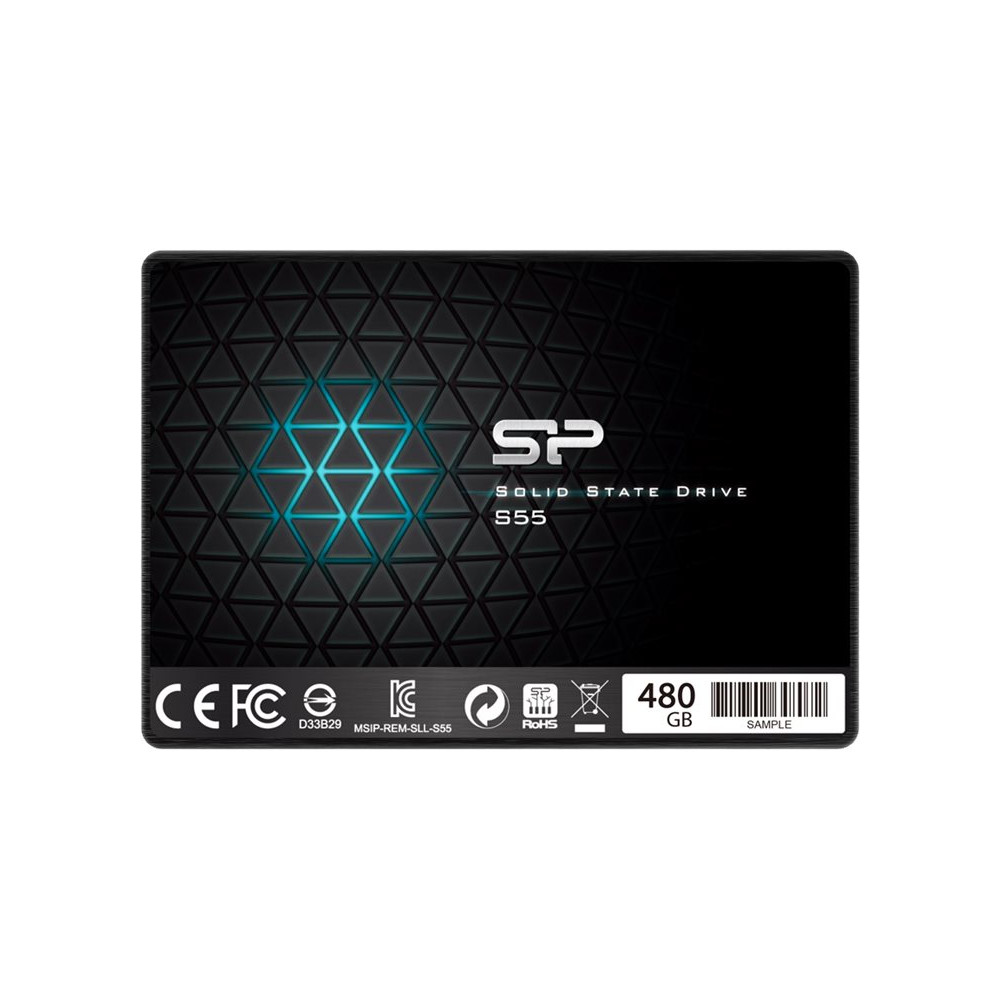 Produktbild för SILICON POWER Slim S55 - SSD - 480 GB - SATA 6Gb/s