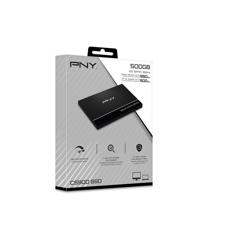 Produktbild för PNY CS900 - SSD - 500 GB - SATA 6Gb/s