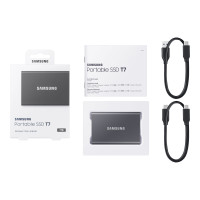 Produktbild för Samsung T7 MU-PC1T0T - SSD - 1 TB - USB 3.2 Gen 2